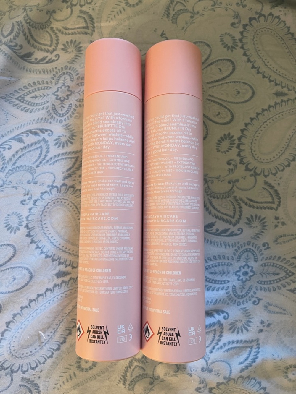 MONDAY Brunette Dry Shampoo Sprays - 2 - Picture 2 of 3